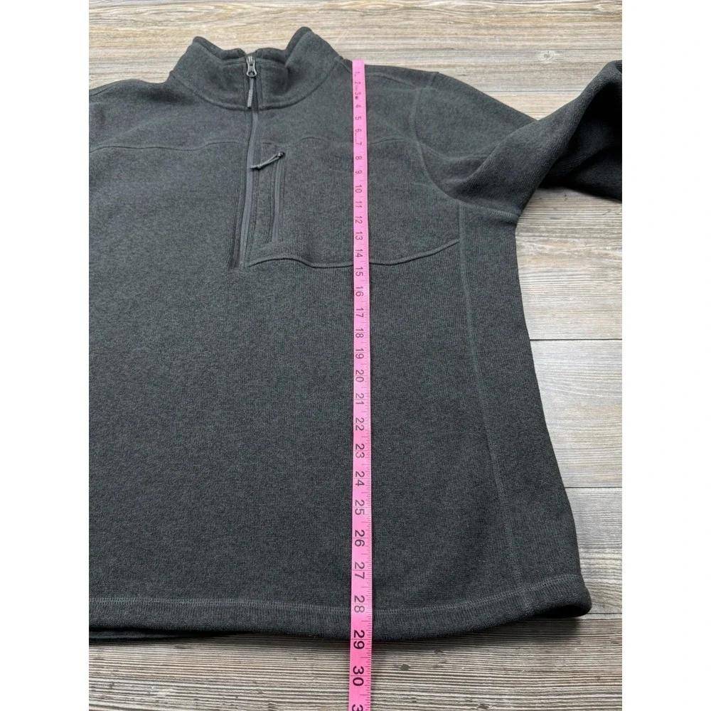 THE NORTH FACE Lyons Fleece Pullover Sweater 1/4 Zip Men's XL Grey Warm Gorpcore